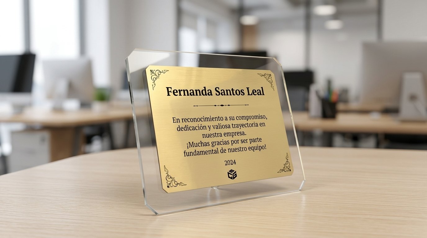 Placas de Homenaje y Reconocimiento