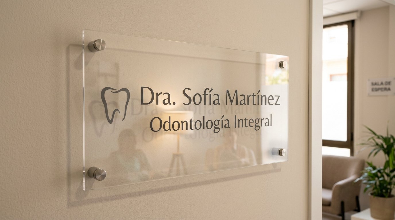 Placas Profesionales para Consultorios